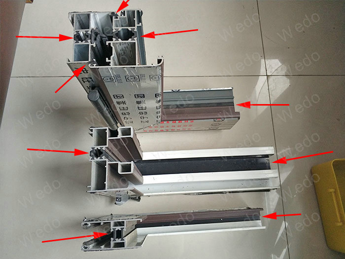 PA66 GF25 Polyamide thermal break profile bar strip extrusion machine